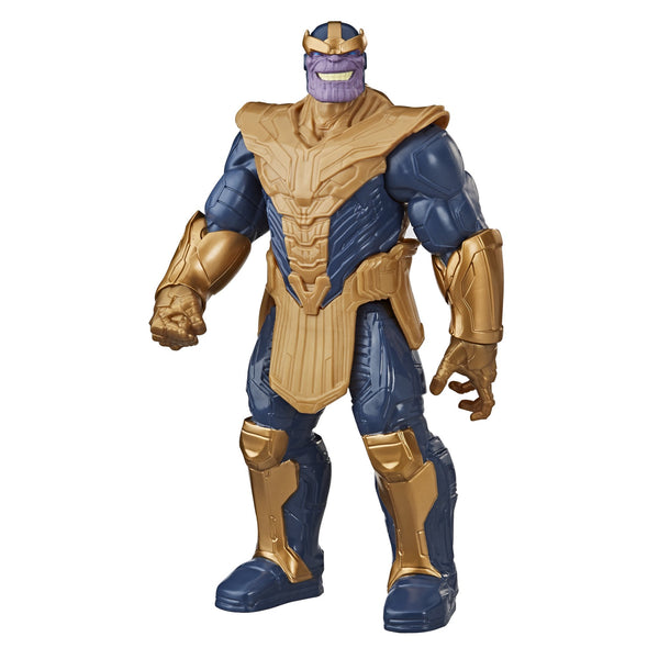 Avengers Marvel Titan Hero Series Blast Gear Deluxe Thanos Action Figure, 12-Inch Toy, Inspired by Marvel Comics, for Kids Ages 4 and Up