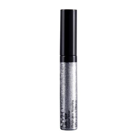 NYX Professional Makeup Liquid Crystal Liner, Crystal Silver, 0.17 Ounce (Pack of 2)