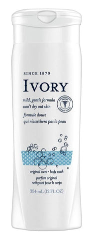 Ivory Original Scented Body Wash, 3 Ounce Travel Size