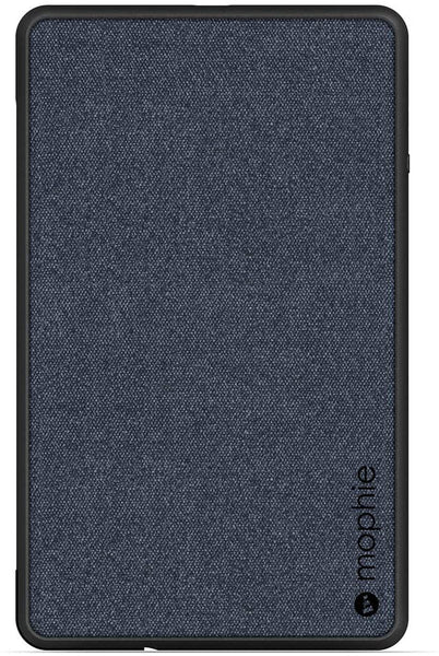 mophie powerstation plus mini (Fabric) - Power bank - 4060 mAh - 2.1 A (USB, Micro-USB Type B) - on cable: Micro-USB, Lightning - navy blue