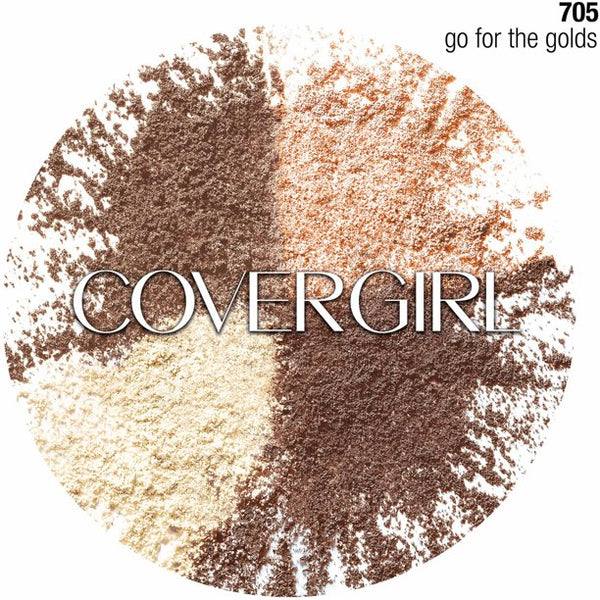 COVERGIRL Eye Shadow Quads, Go For The Golds 705, 0.06 Oz